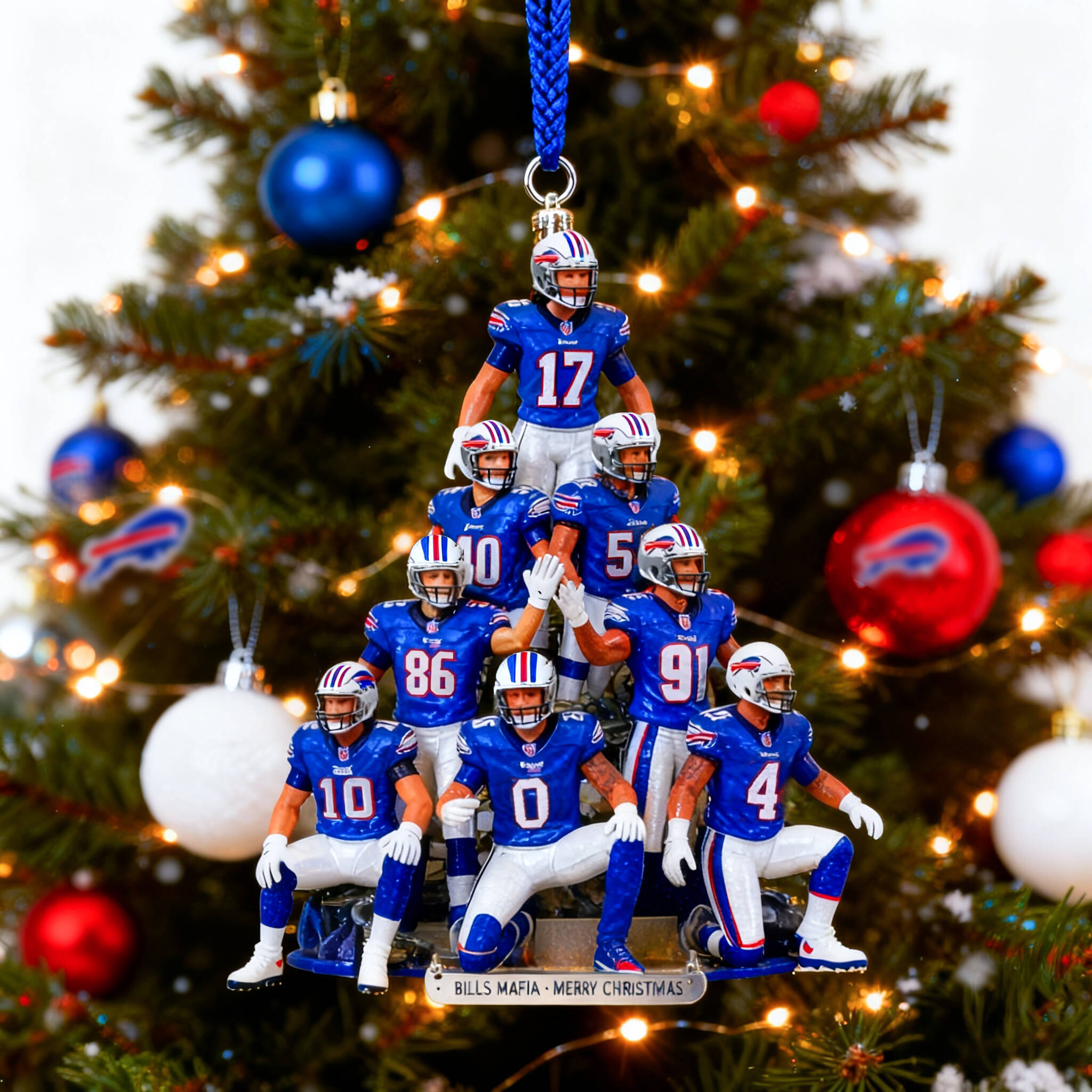 Bills Mafia Victory Team Ornament