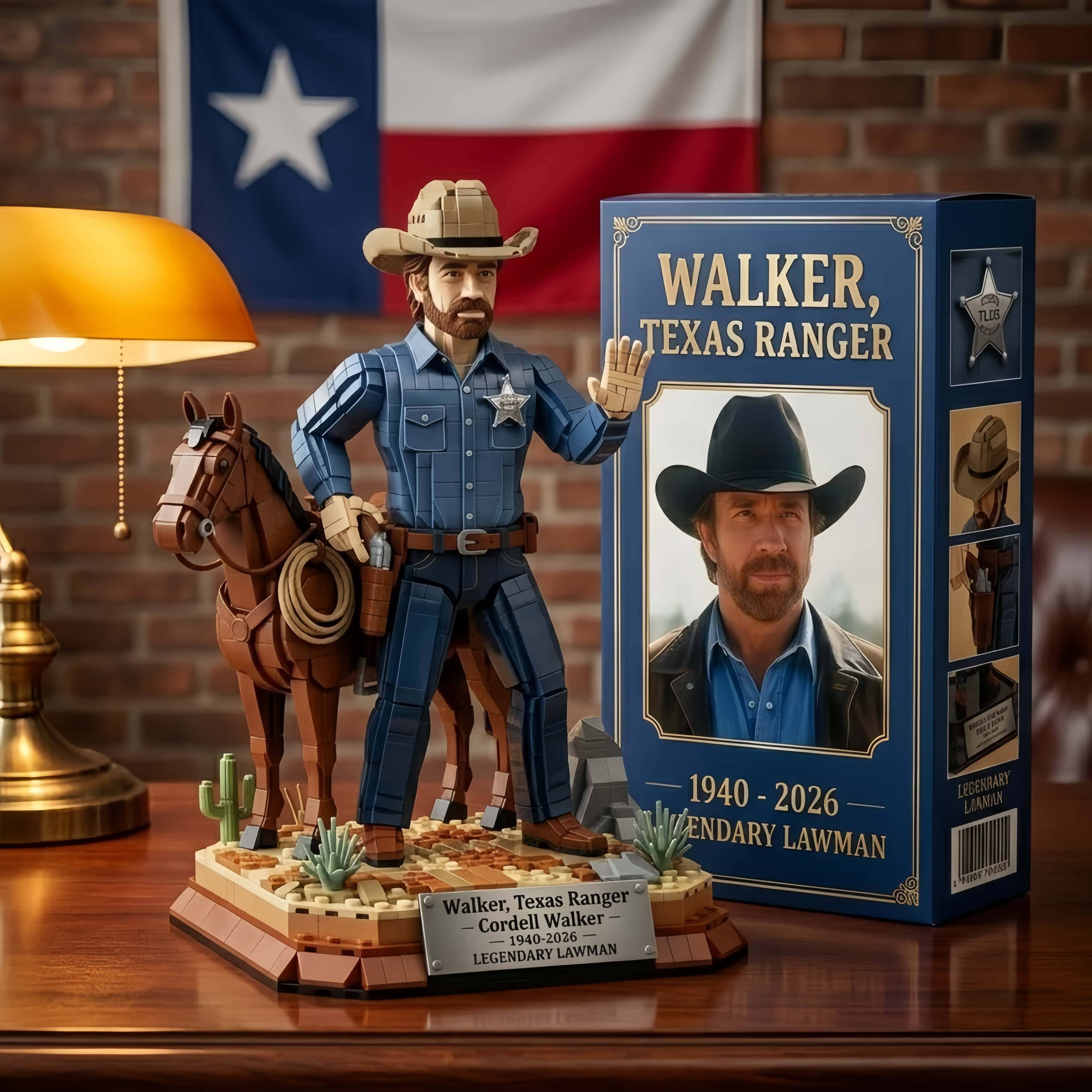 Walker, Texas Ranger-Chuck Norris Commemorative Collection Building Blocks