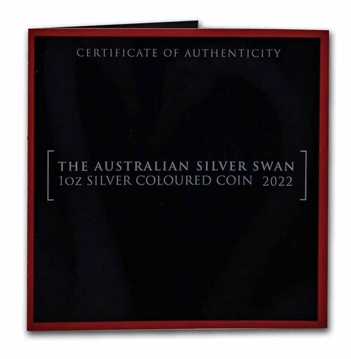 SEALED 2022 Australia First Ever Colorized 1oz Silver Swan Perth Mint 1500 Made