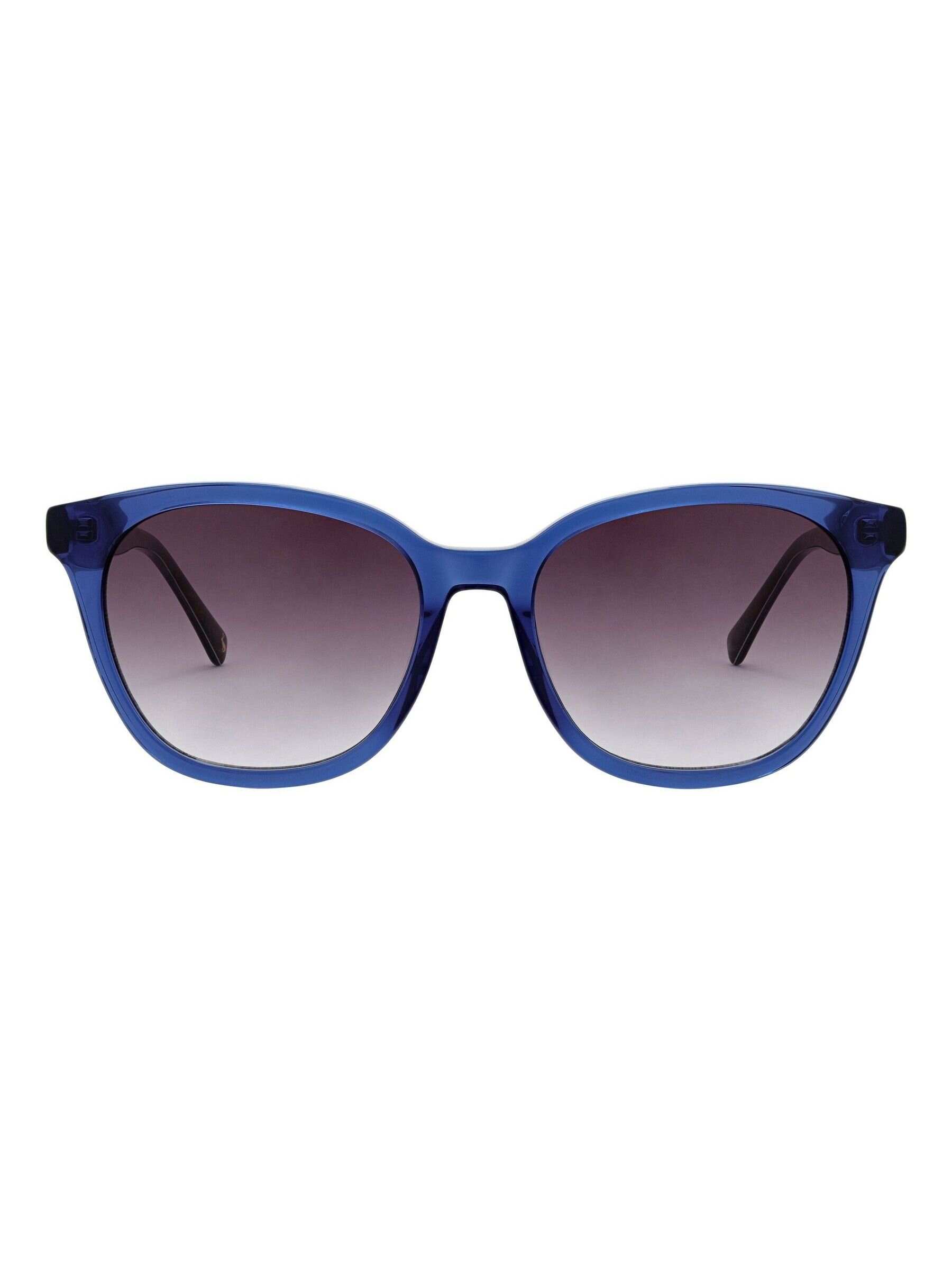 Blue Round Sunglasses