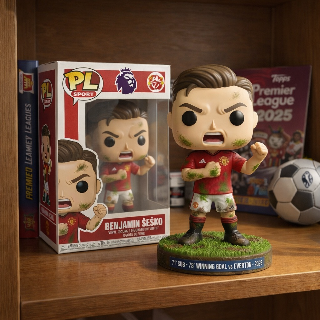 Benjamin Šeško - 2026 Premier League Late Game-Winning Goal Commemorative Pop！Figure