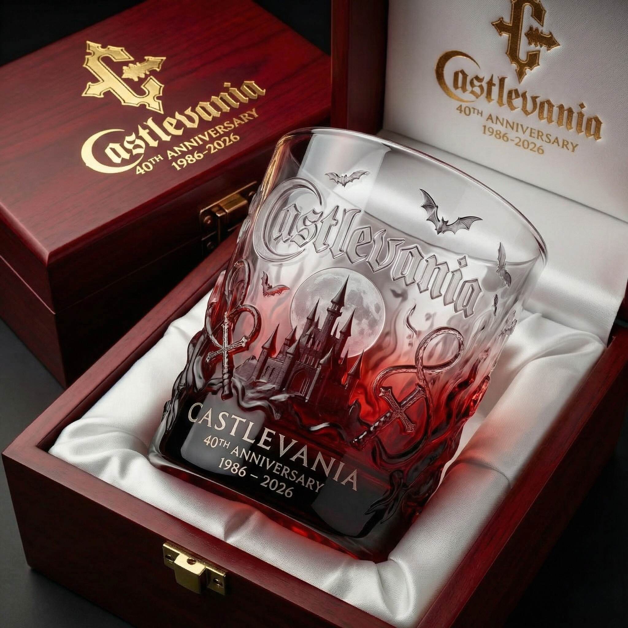 Castlevania 40th Anniversary Gothic Collector Glass