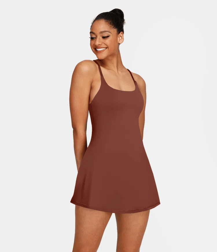 🔥Flash Sale🔥Softlyzero Plush Backless Active Dress-Easy Peezy