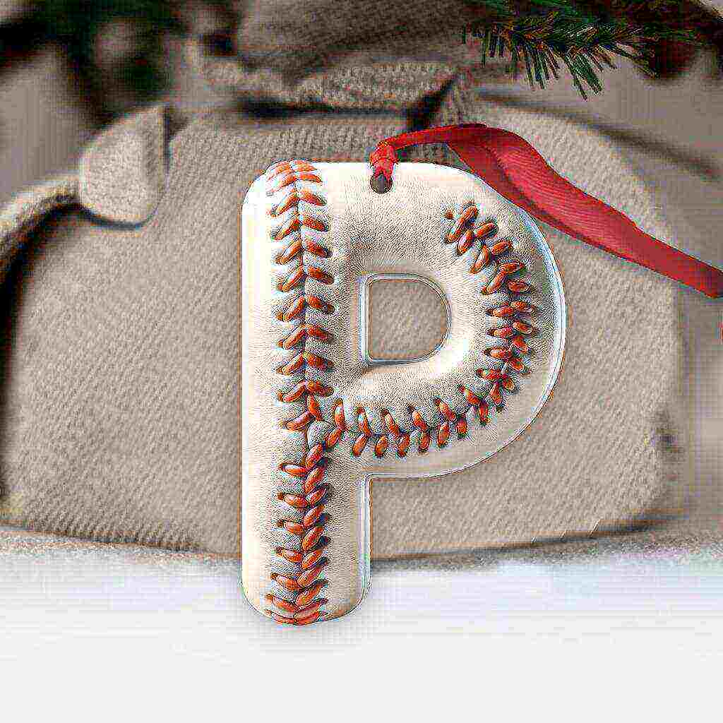 ⚾Personalized Baseball Letter Ornament