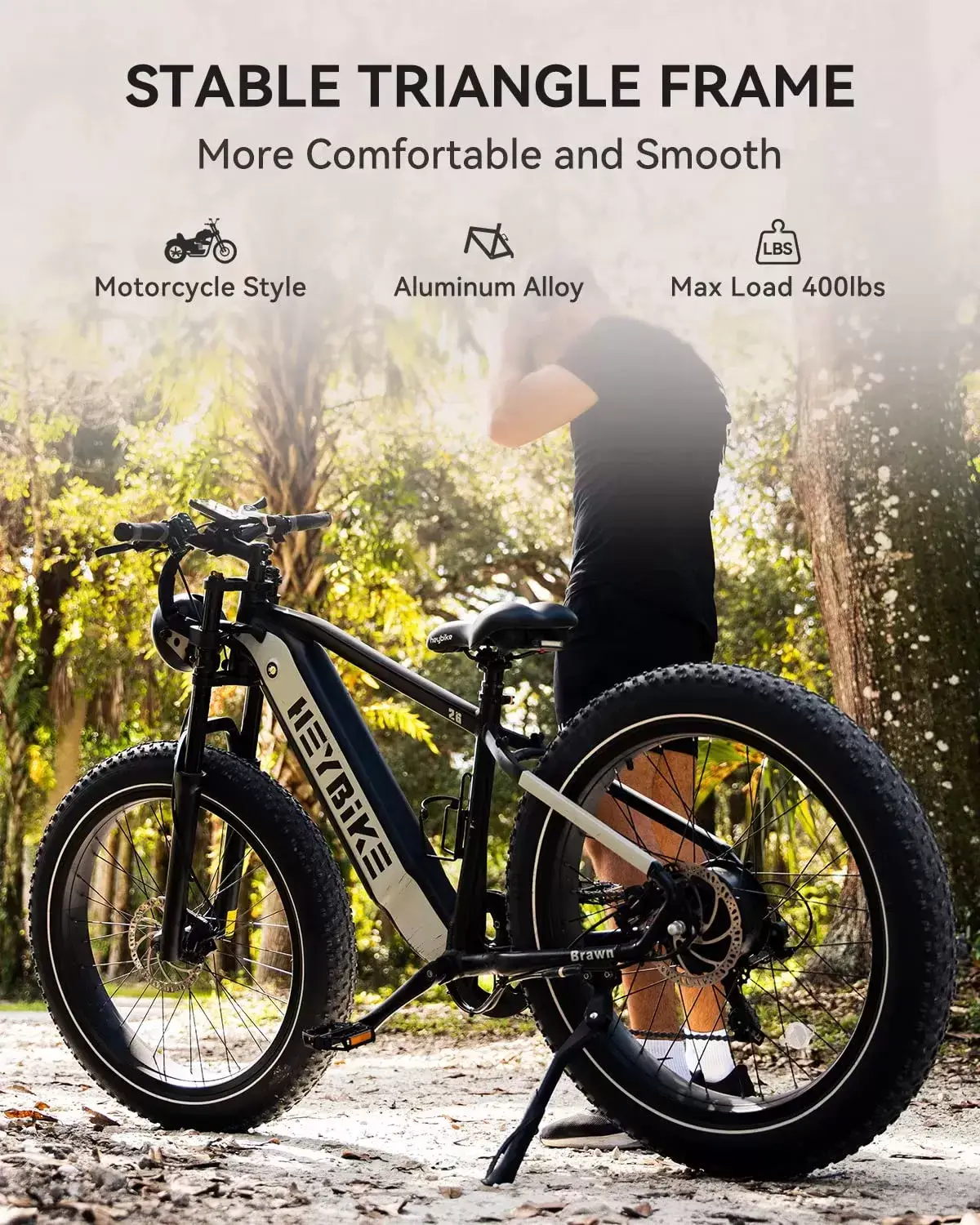 🔥Clearance Sale🔥 Outdoor Electric Bike 48V 18Ah Removable Battery Ebike with 750W Motor, 28MPH Max Speed, Hydraulic Front Fork 26