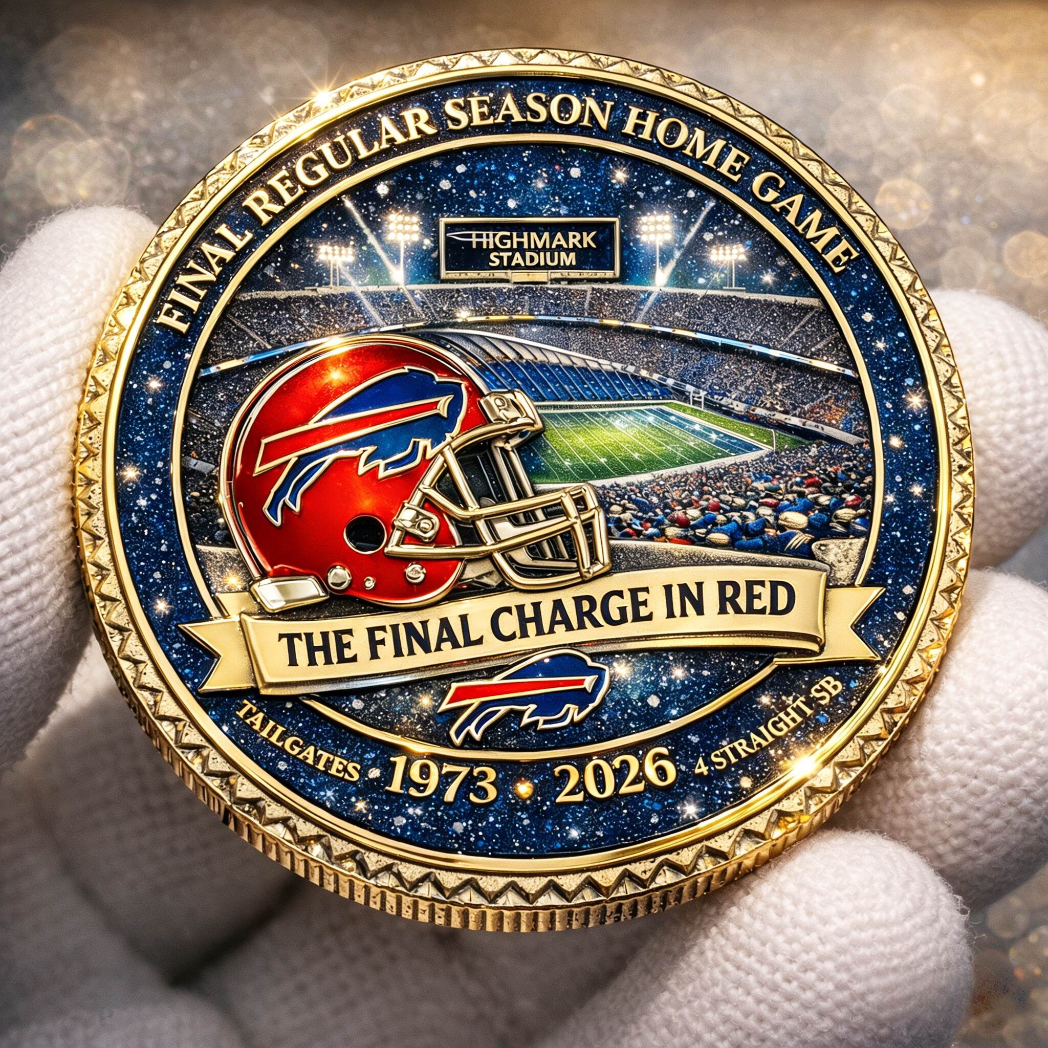 Buffalo Bills Final Home Game at Highmark Stadium Limited Collector Coin