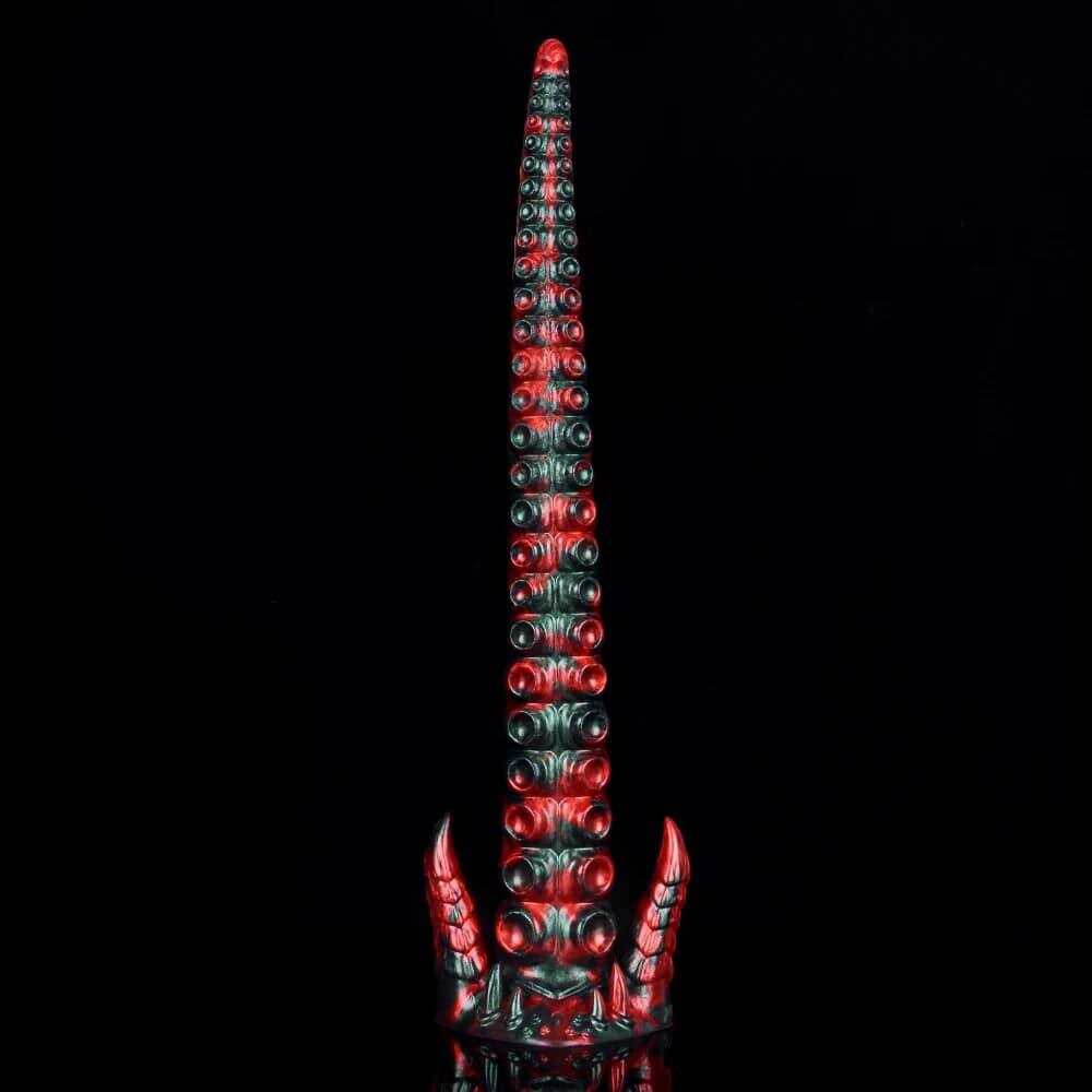 LICKER Dog Knot & Tentacle Fantasy Dildo - G-Spot & Anal Pleasure