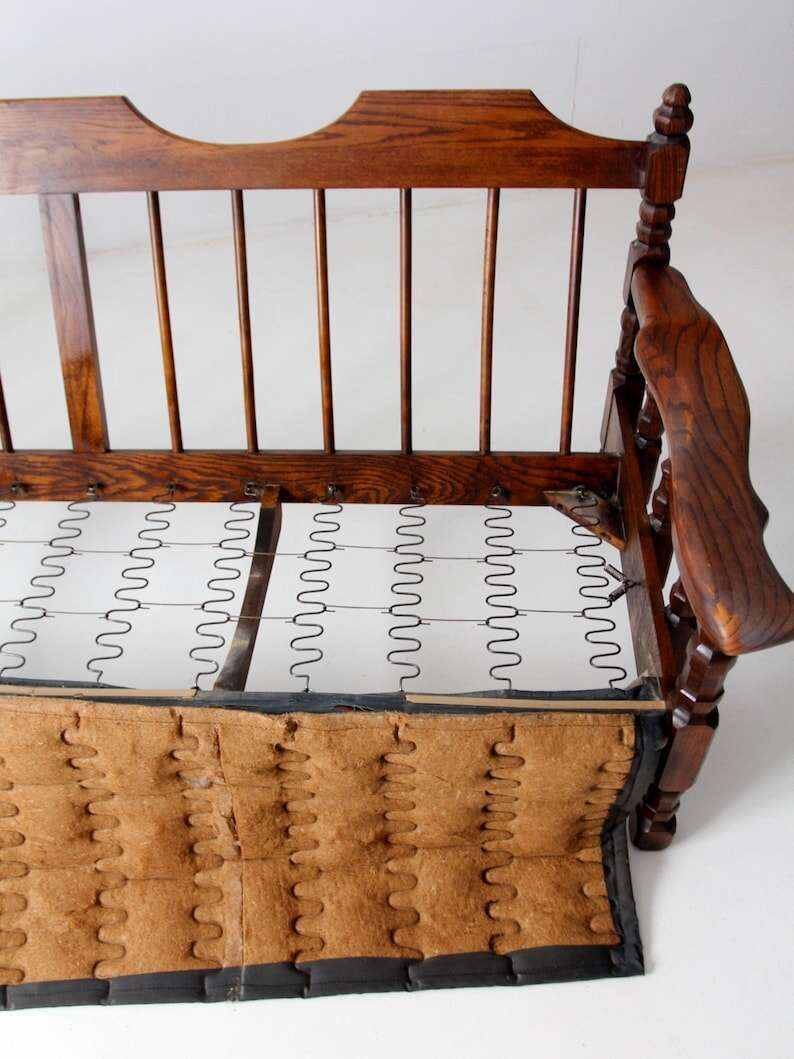 vintage lodge style rustic couch