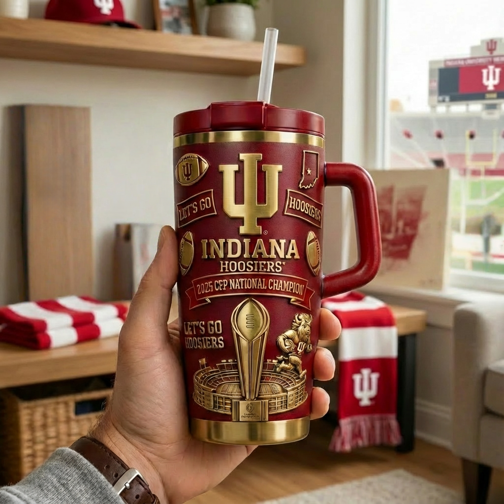 🏆 Indiana Hoosiers - 2025 CFP National Champion Tumbler