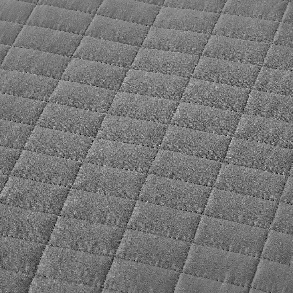 Comfort Spaces Kienna Quilt Set - Luxury Double Sided Stitching Design All Season Lightweight Coverlet Bedspread Bedding Matching Shams 3 Piece
