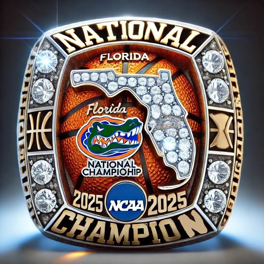 Florida 2025 NCAA National Championship Ring - Adjustable Open Ring