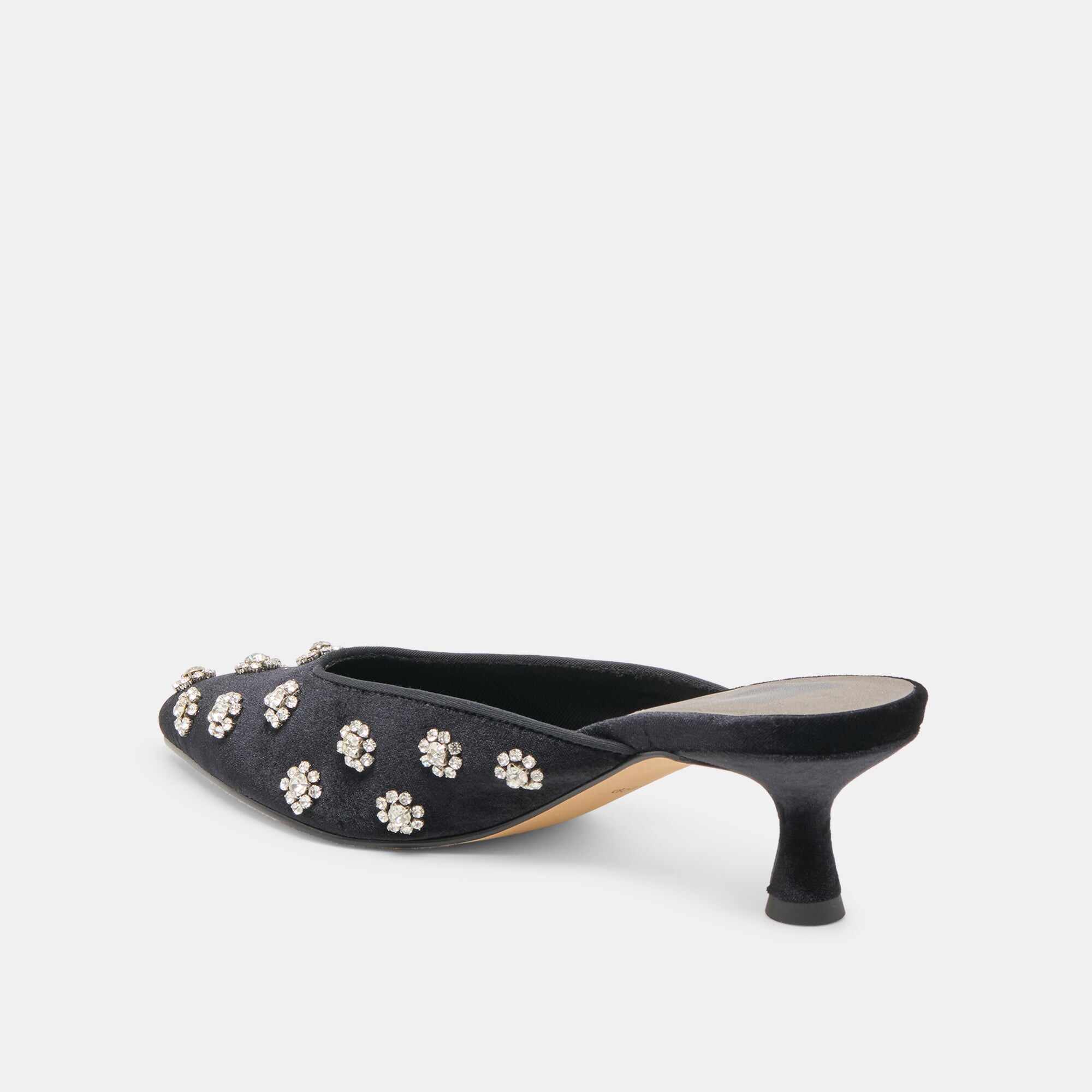 CLARA HEELS NERO VELVET