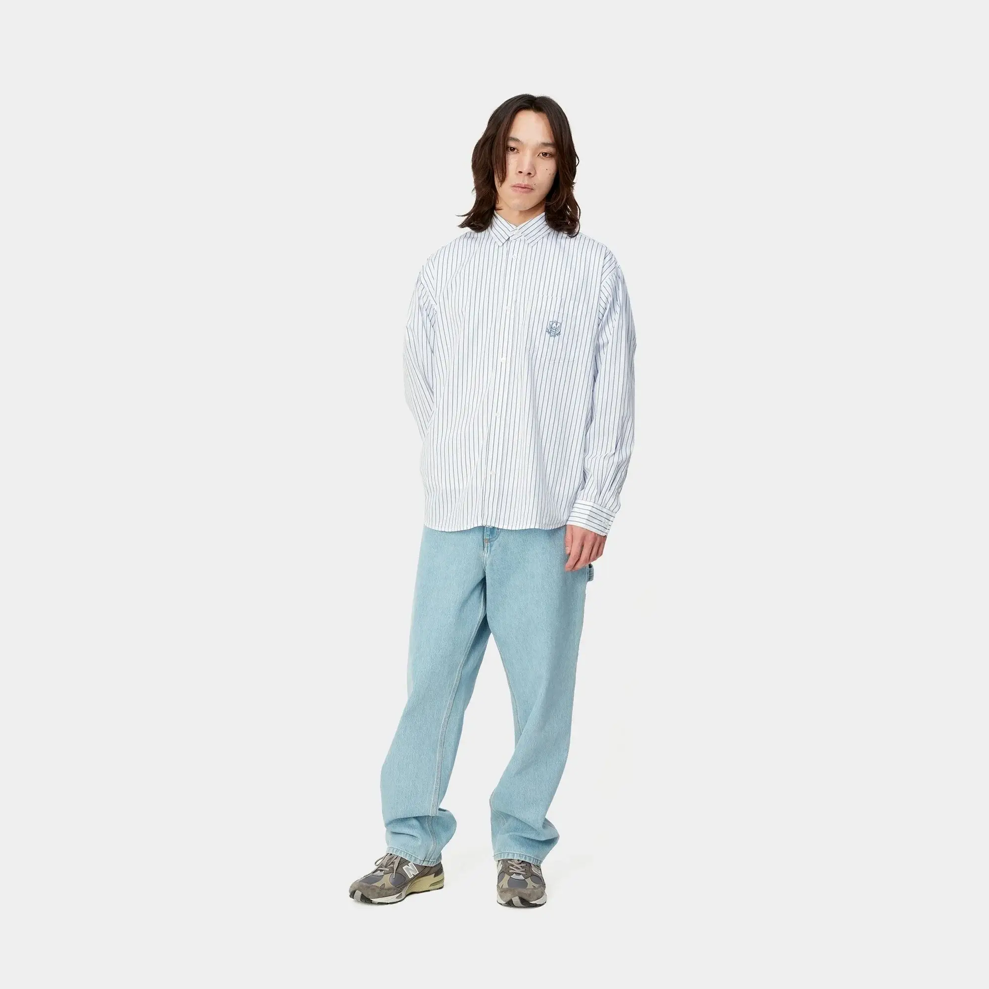 NMLinus Stripe Shirt | Bleach