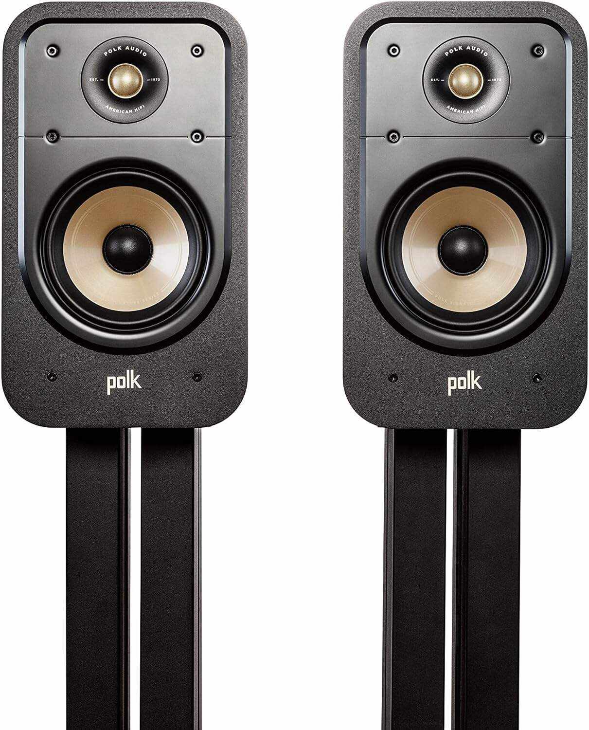 Polk Audio Signature Elite ES20 Bookshelf Speaker - Hi-Res Audio Certified,Dolby Atmos & DTS:X Compatible, 1