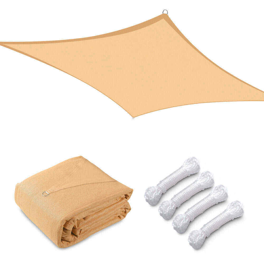 Yescom Patio Rectangle Sun Sail Shade Canopy 20ftx16ft