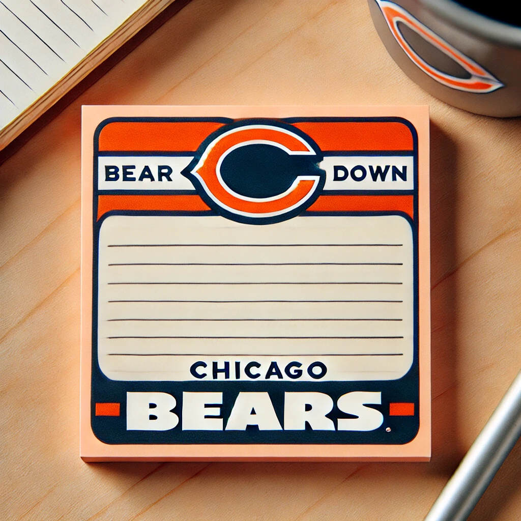 Football Team Sticky Notes