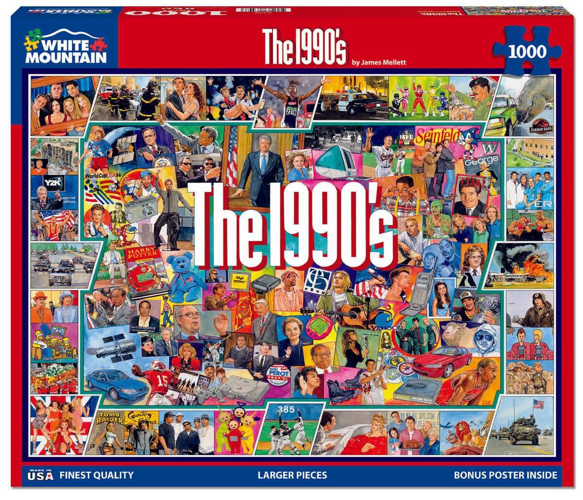 Set of 2: Artist Jim Mellett- Decades Bundle 1000 Piece