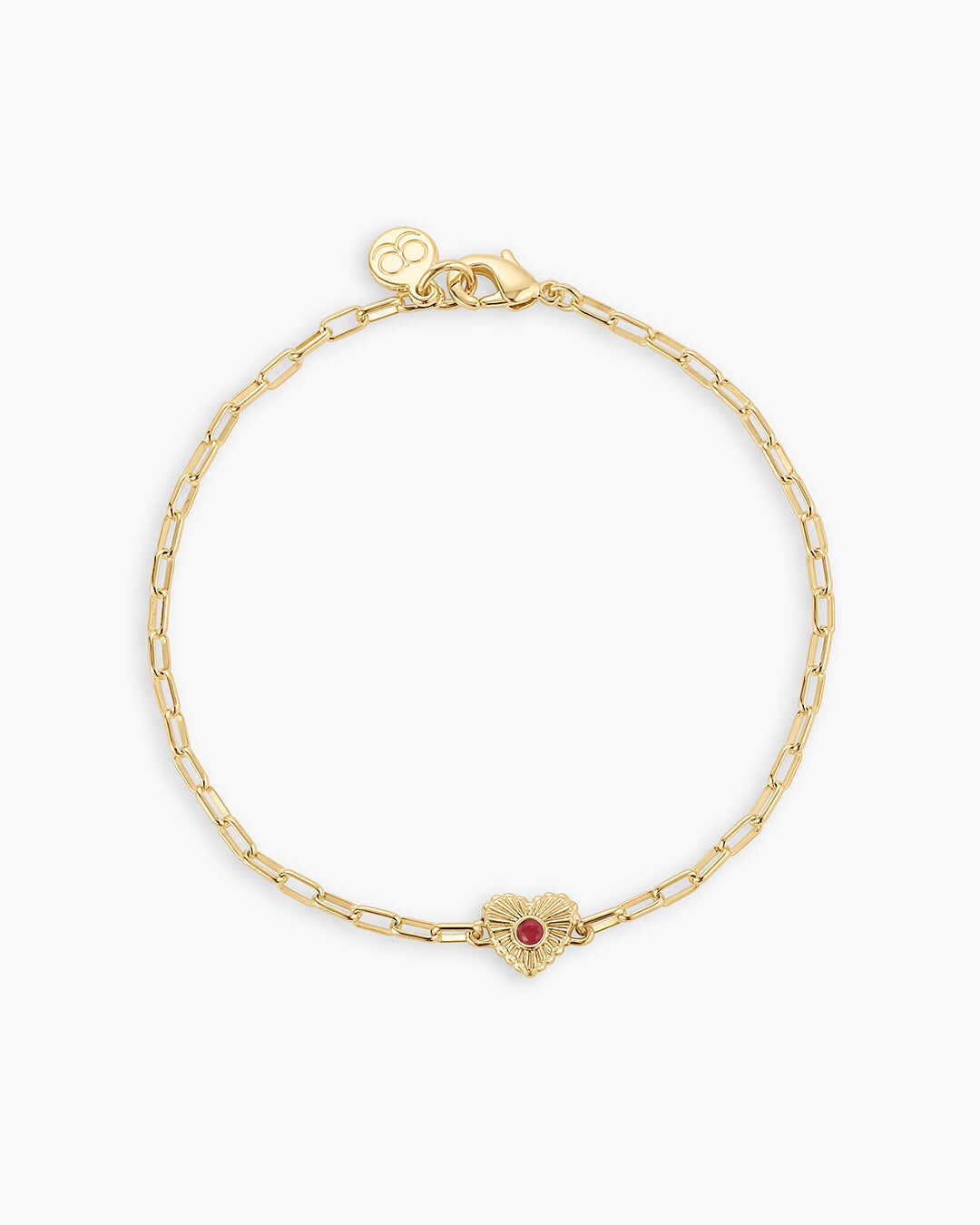 Birthstone Heart Bracelet