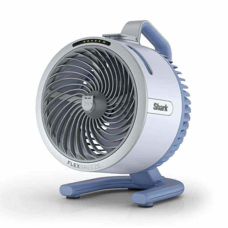 FlexBreeze HydroGo, Powerful Portable Fan with Misting, Indoor & Outdoor Cooling, Quiet & Durable, Corded & Cordless, Compact & Lightweight, Up to 20m Airflow, Charcoal FA050UK