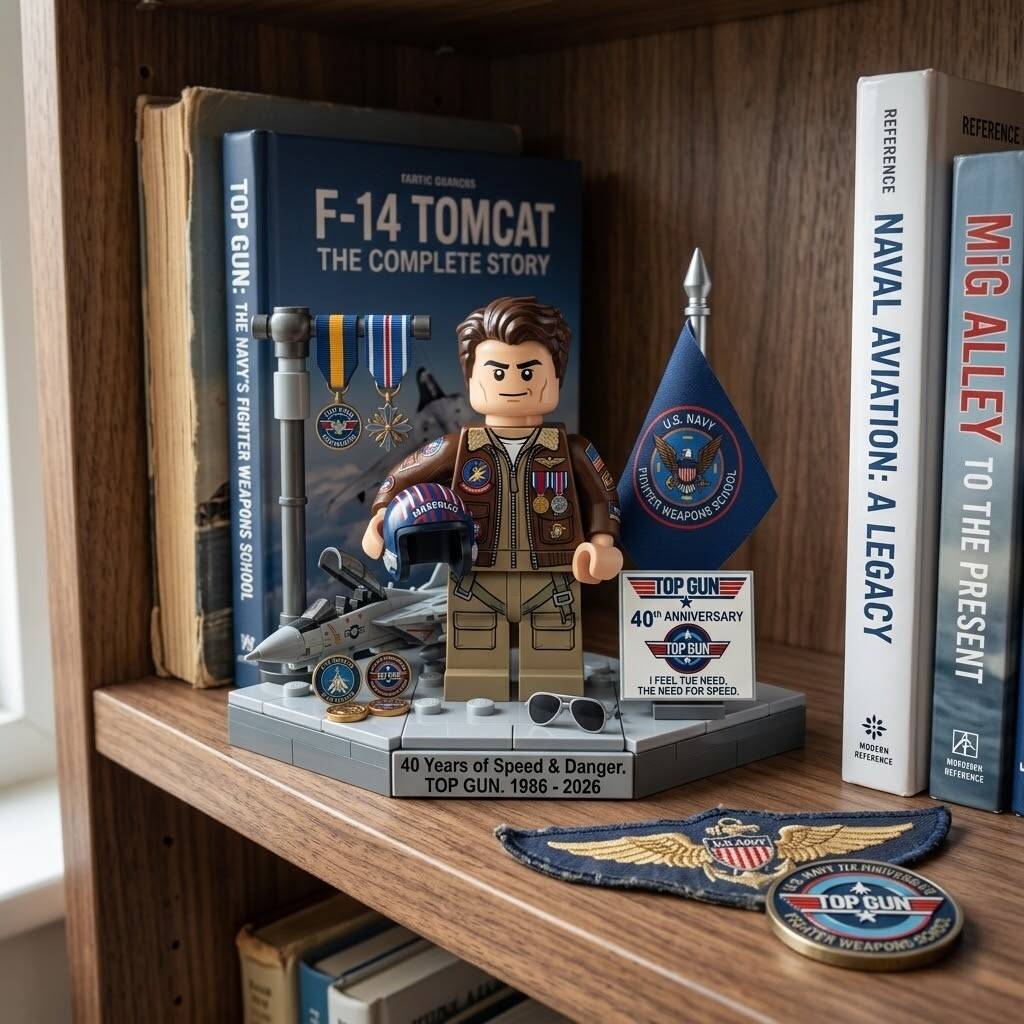TOP GUN 40th Anniversary Building Block