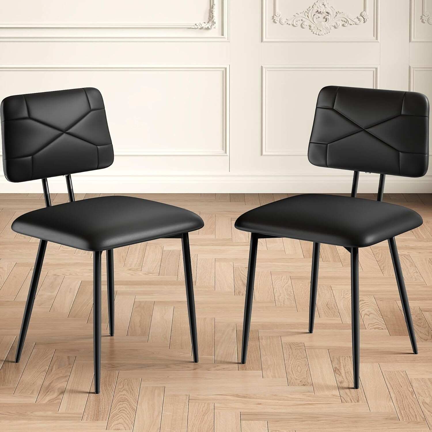 VECELO Dining Chairs Set of 2