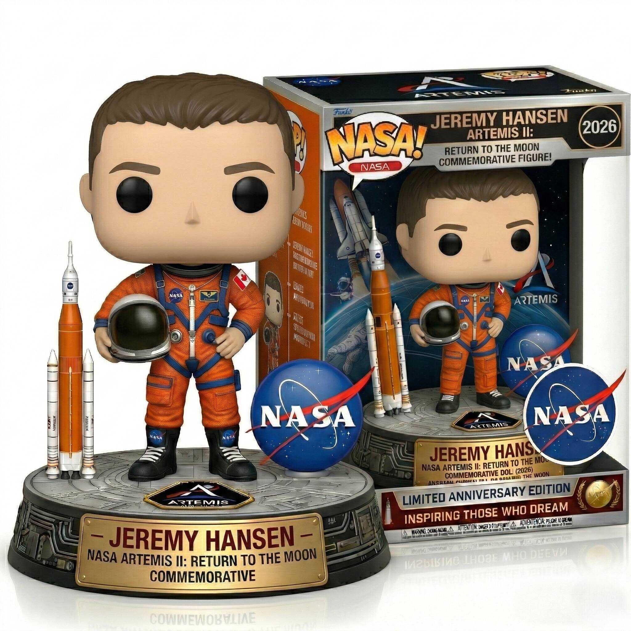 NASA Artemis II Crew – Limited Edition Commemorative Pop! Figures 🚀🌕