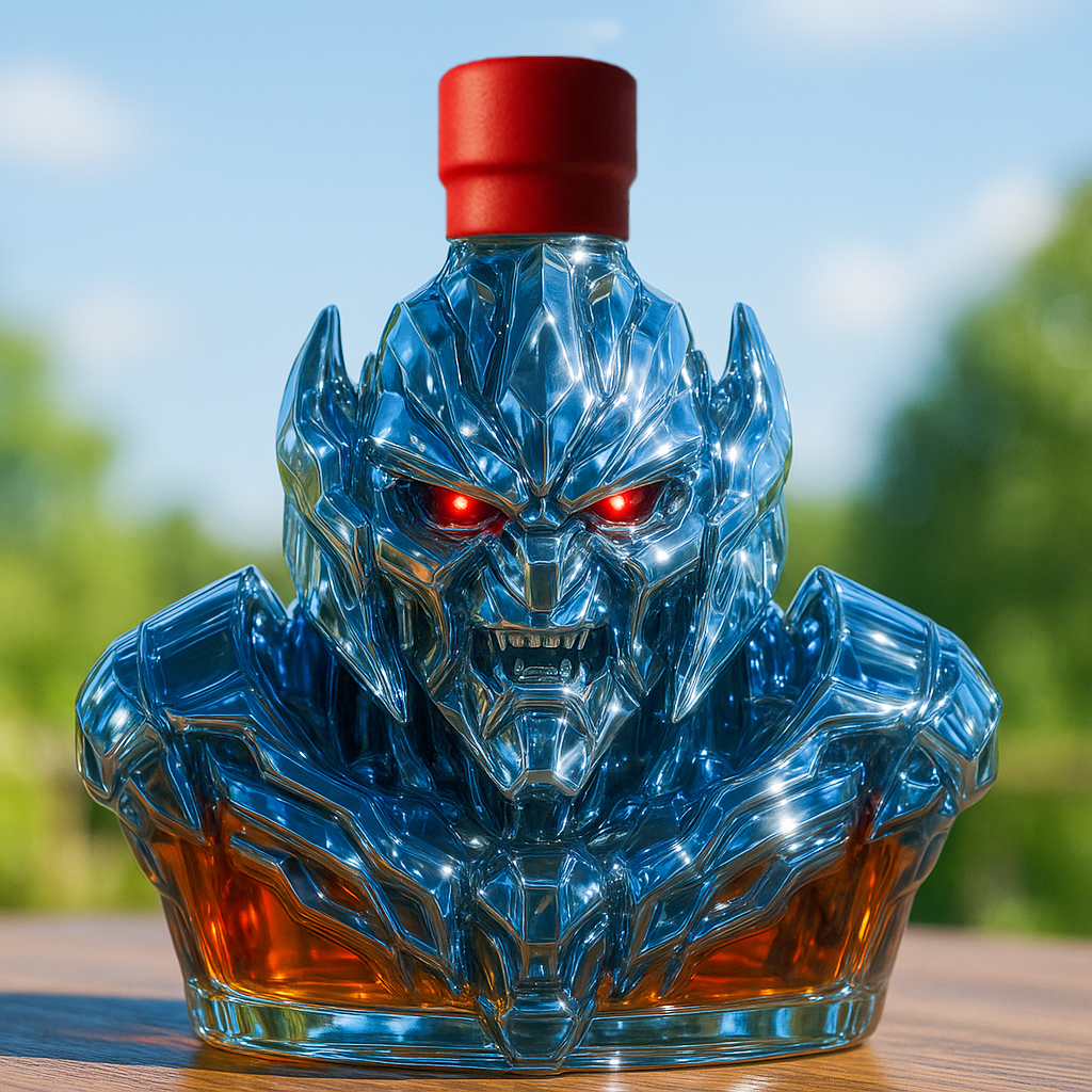 Megatron 41st Anniversary Limited Edition Whiskey Bottle