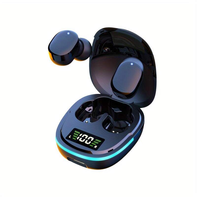 TWS V5.3 True Wireless Stereo Earbuds, TWS Gaming Hands-Free Earphones, Touch Button, Low Latency Earphones, Dual Connection, Waterproof IPX4 Earphones, With RGB Light Charging Case, Built-in Mic, For Smartphone For Android And For IOS System