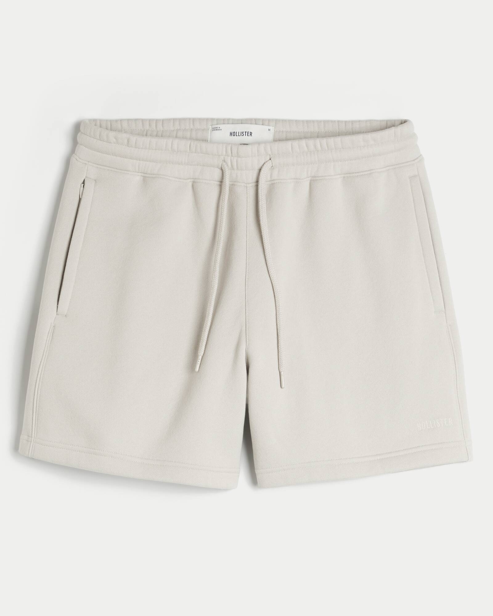 Mid-Thigh Camo Loose Fleece Shorts