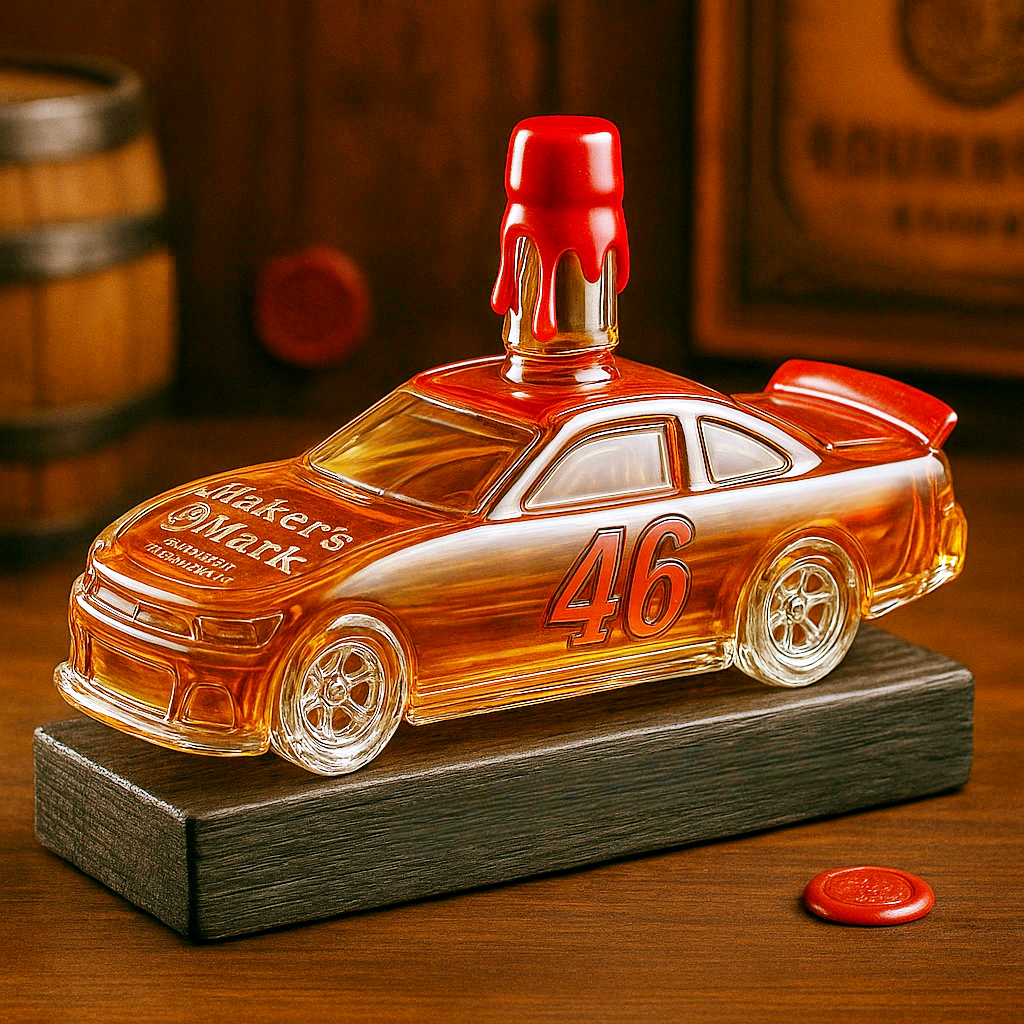 NASCAR Race Car Whiskey Bottle