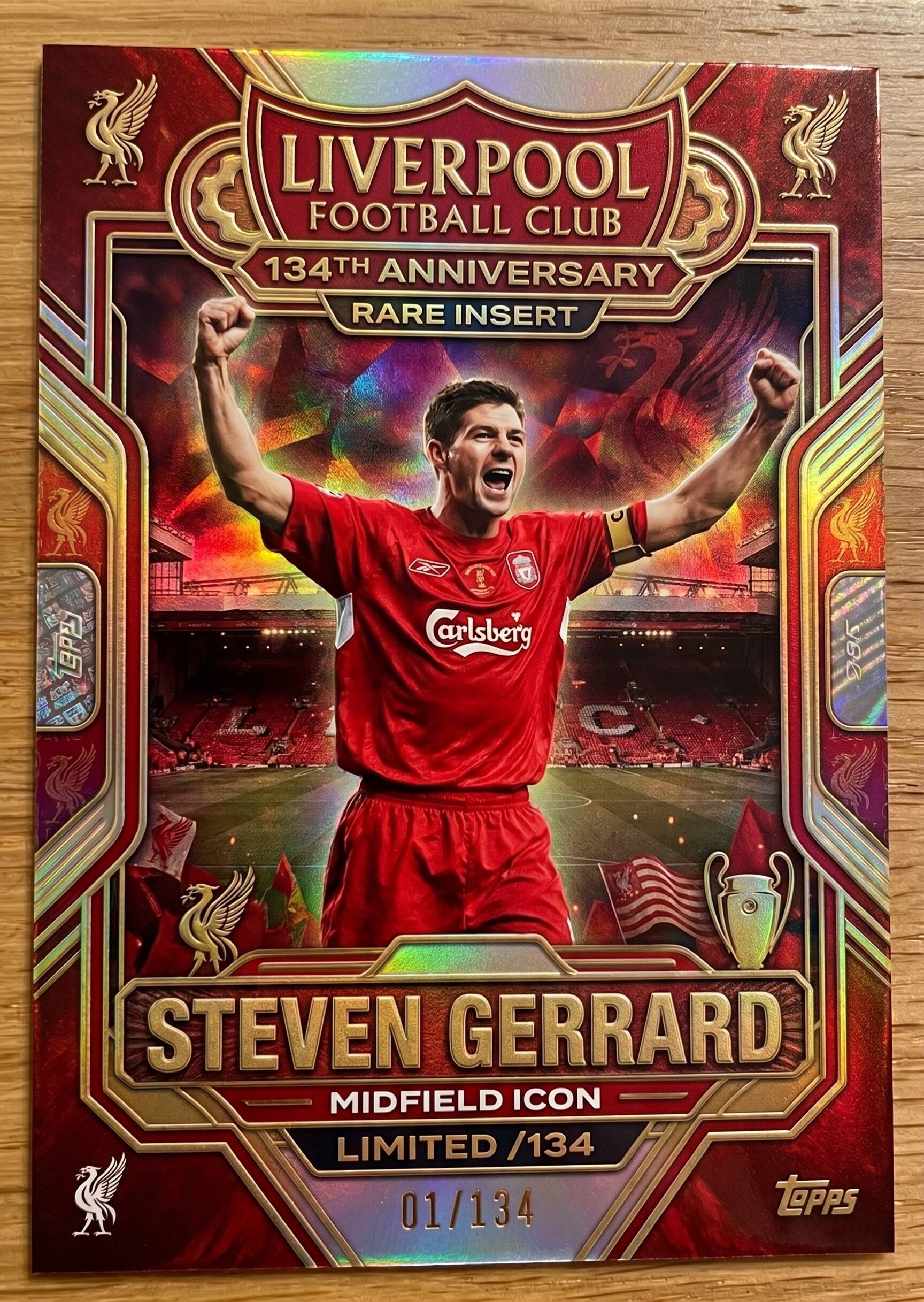 🏆Liverpool FC TCG 134th Anniversary Limited Edition Trading Cards!⚽