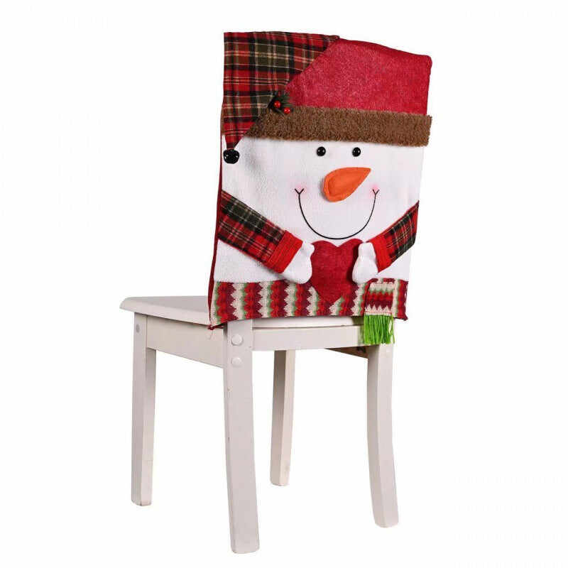 Christmas Chair Back Covers For Dinning Room Decoration