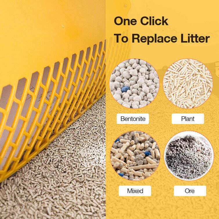 Automatic Self Cleaning Cat Litter Box 65L App Control