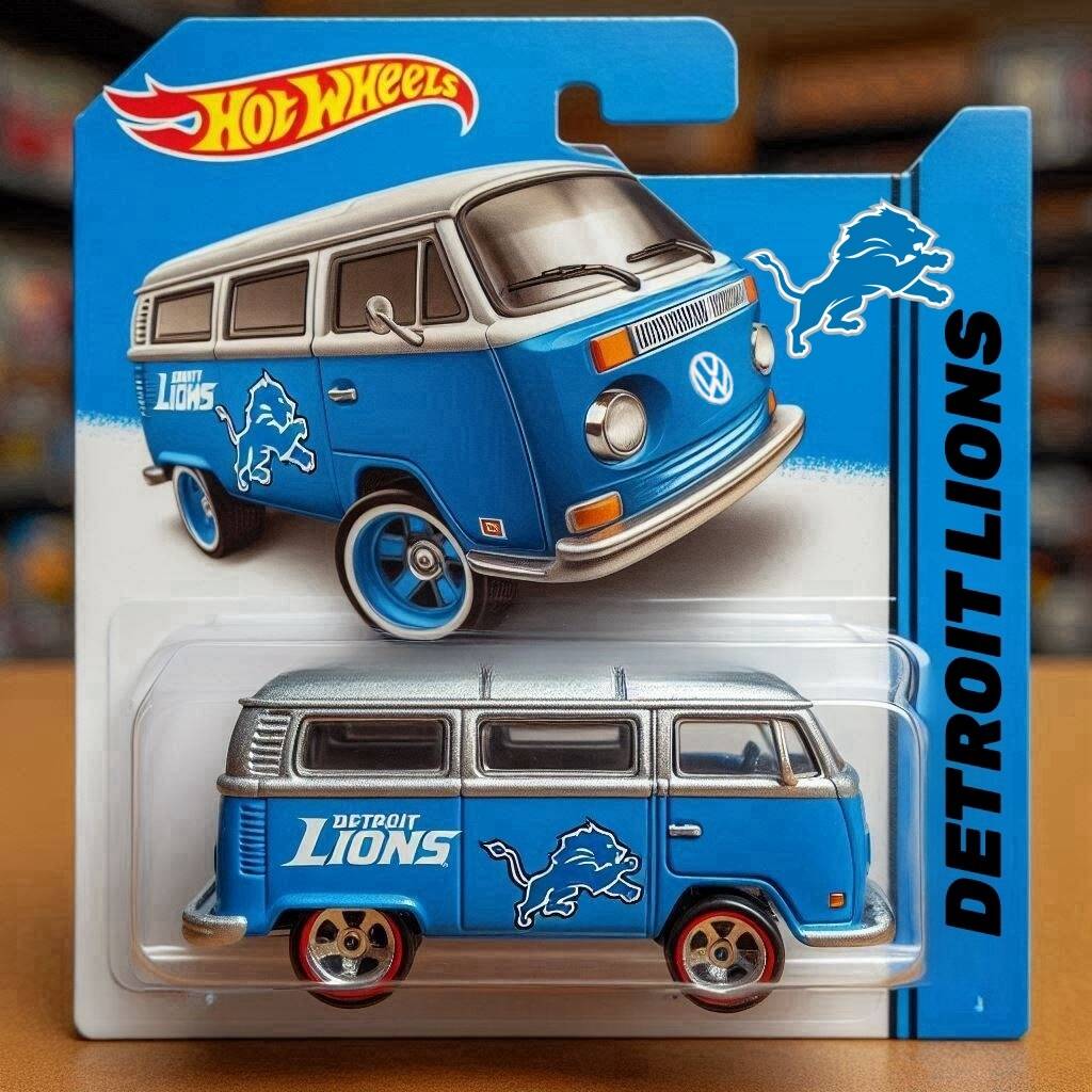 🚌🏈Football Team T2 camper Hot Wheels