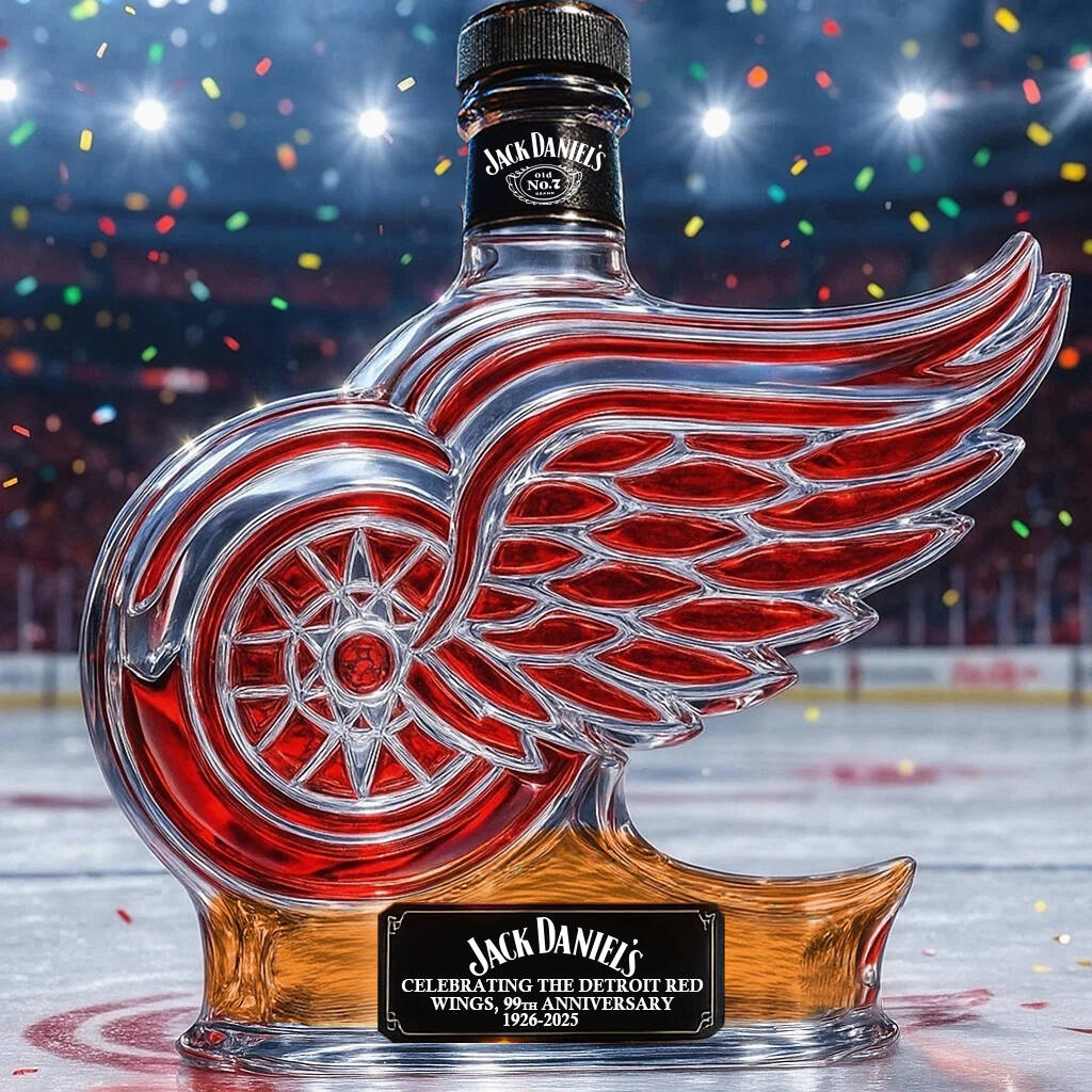 Detroit Red Wings 99th Anniversary Whisky Collector's Edition Bottle