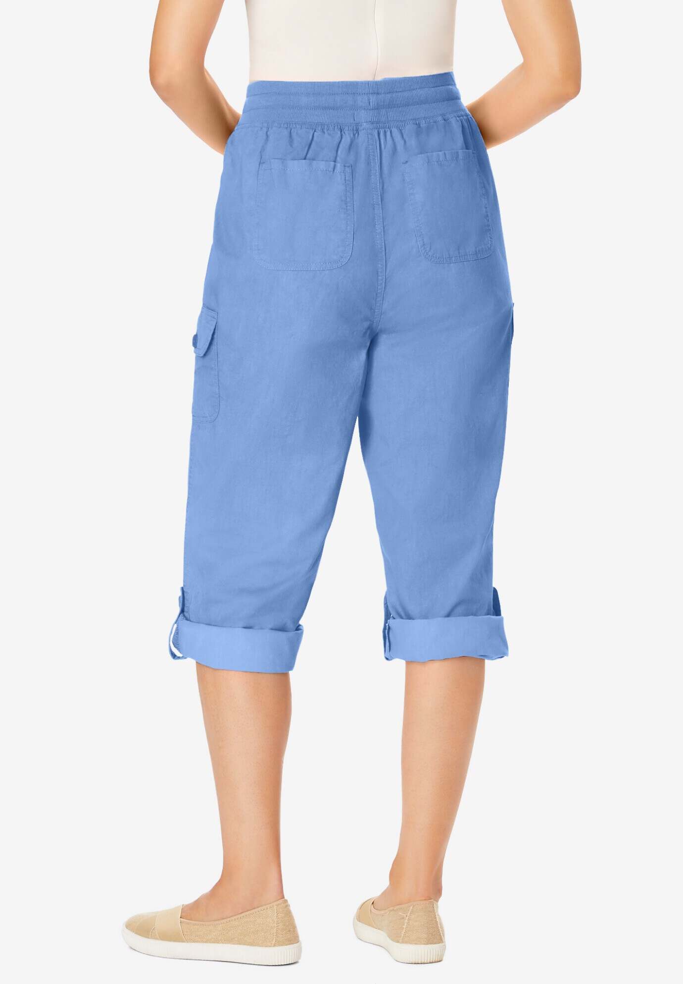 Convertible Length Cargo Capri Pant
