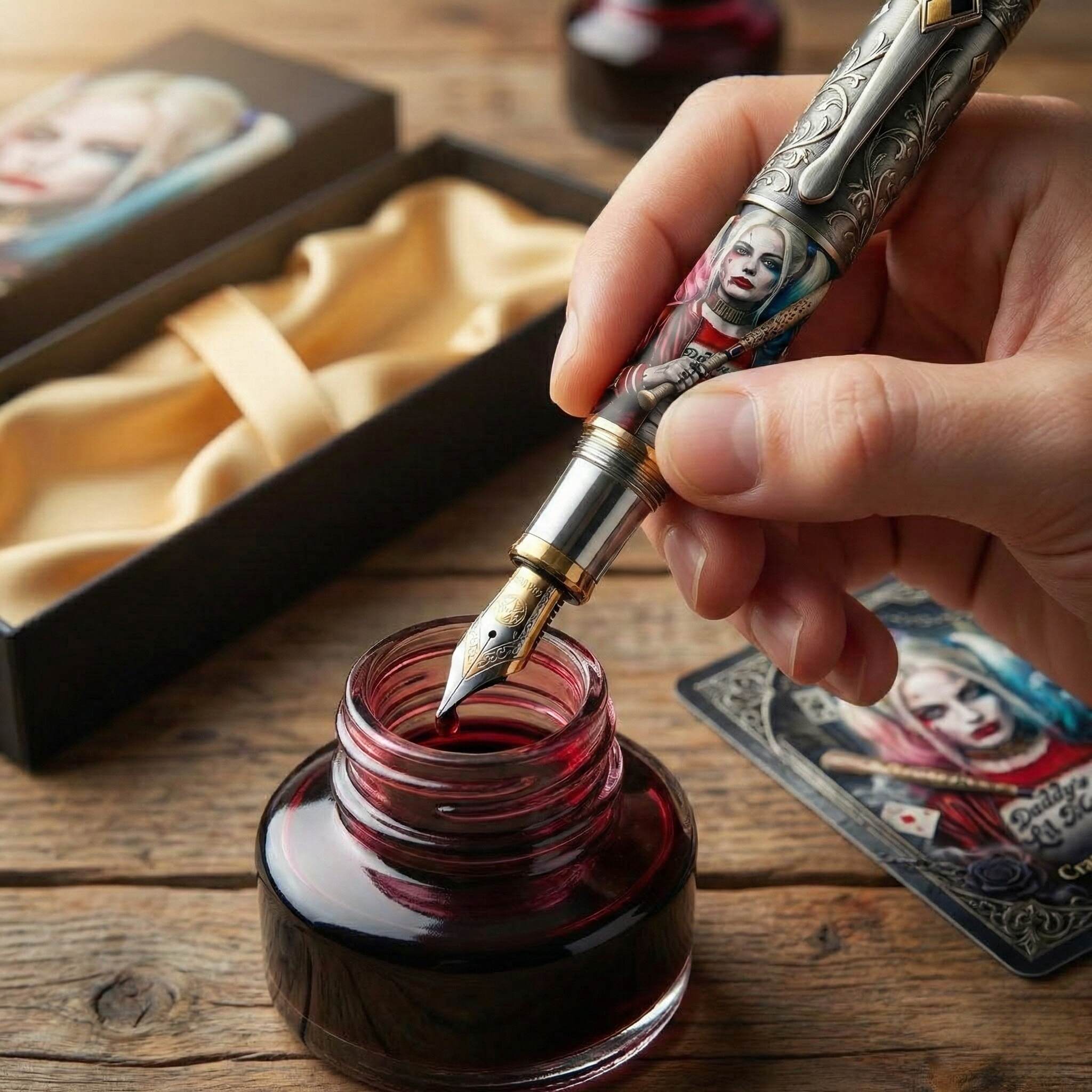 🃏 Gothic Harley Quinn Collector Pen