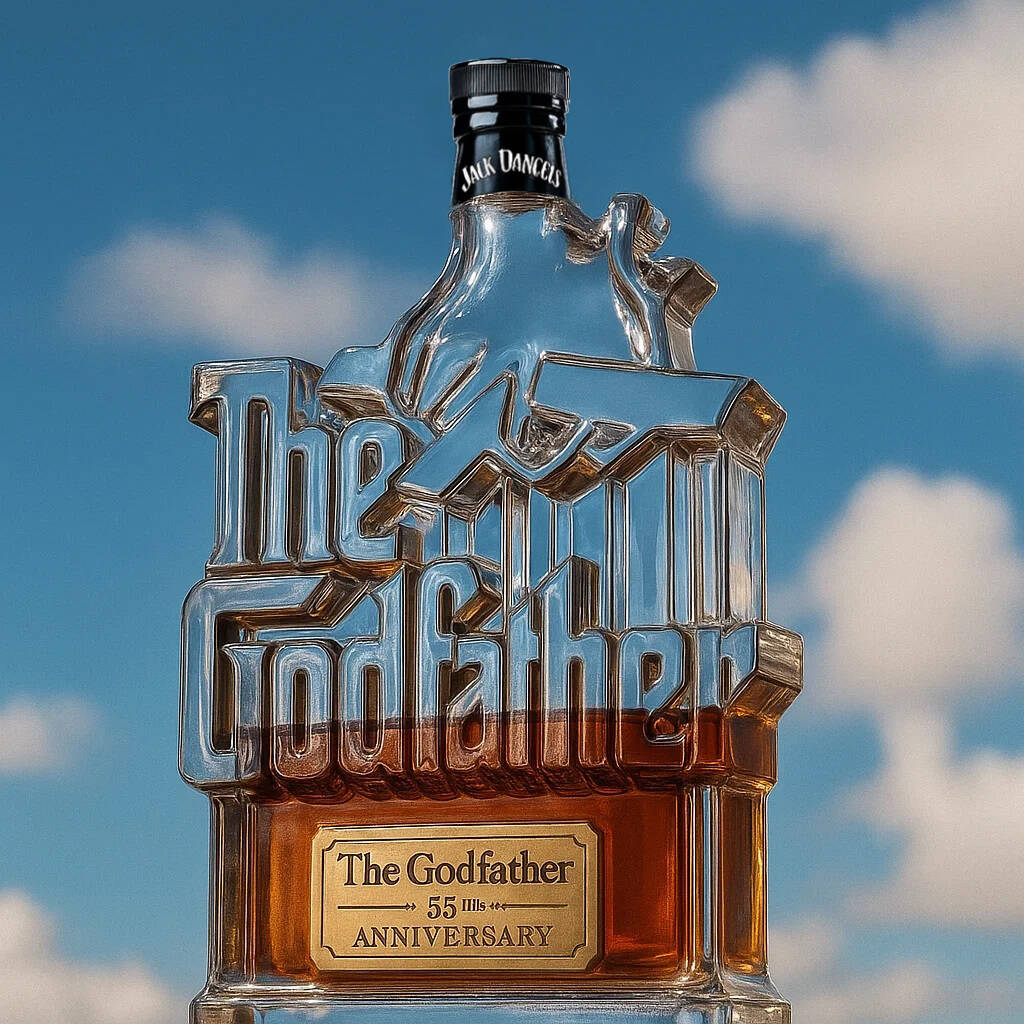 The Godfather 53rd Anniversary Whisky Bottle