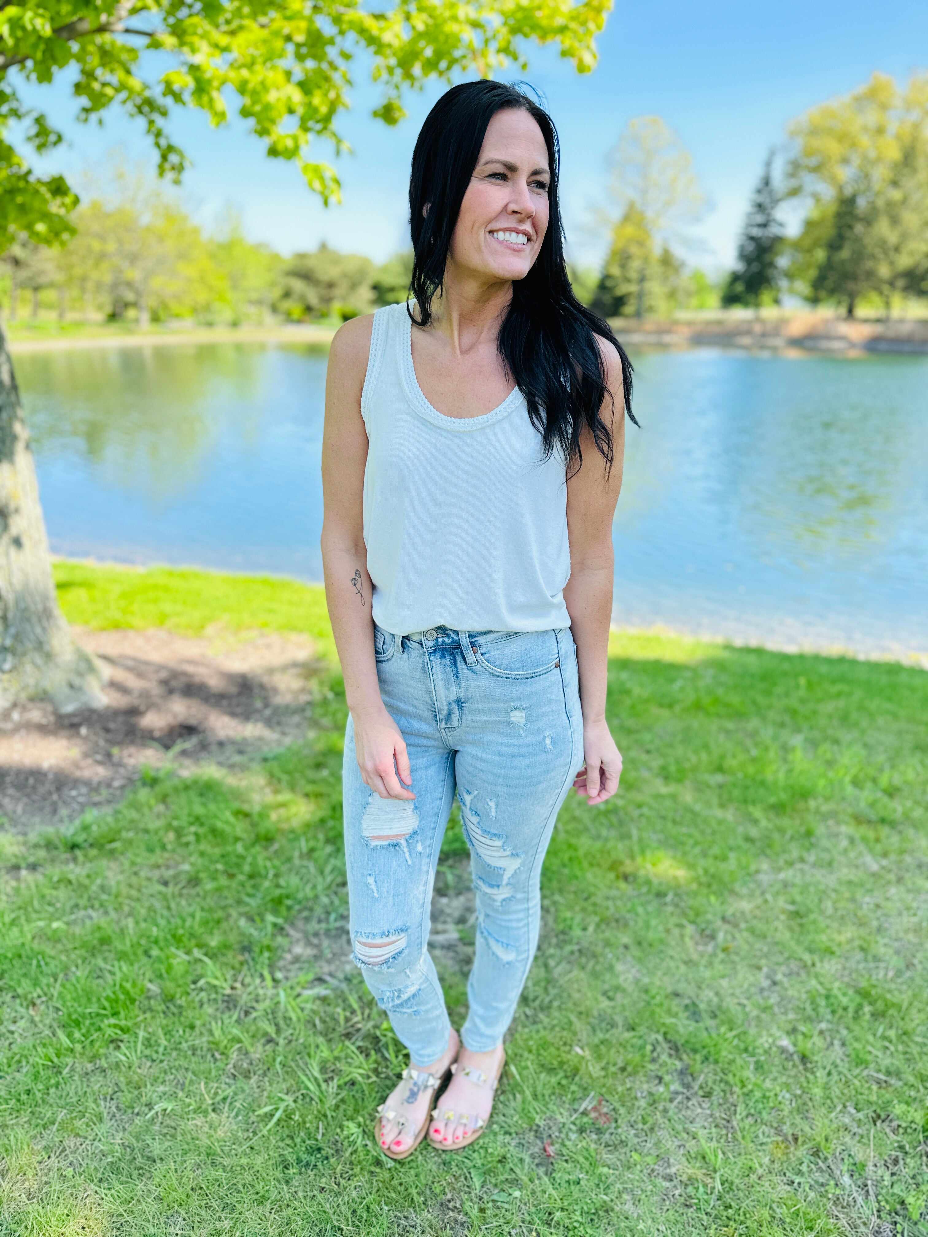 Tummy Control Skinny Jeans in Reg/Curvy Always in Control Restock