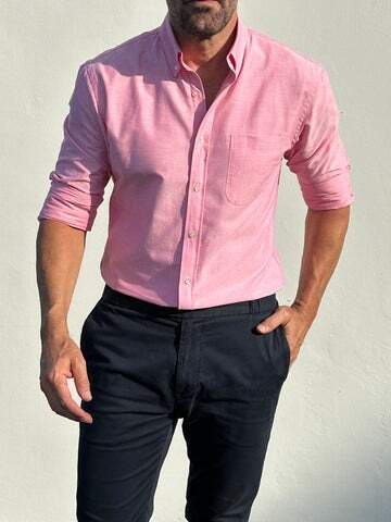 🔥2026 Spring Sale🔥Oxford Stretch Zip Shirt