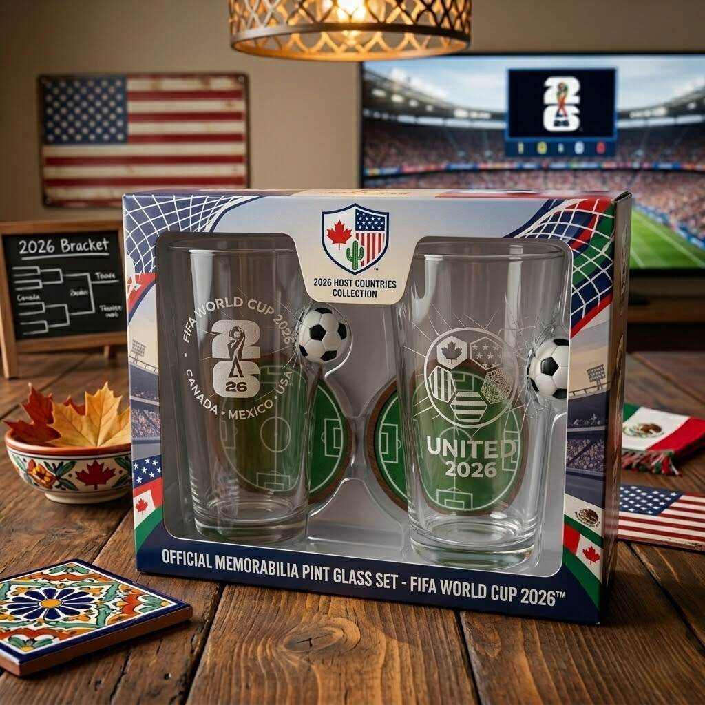 🍻2026 FIFA World Cup-Themed Beer Glass