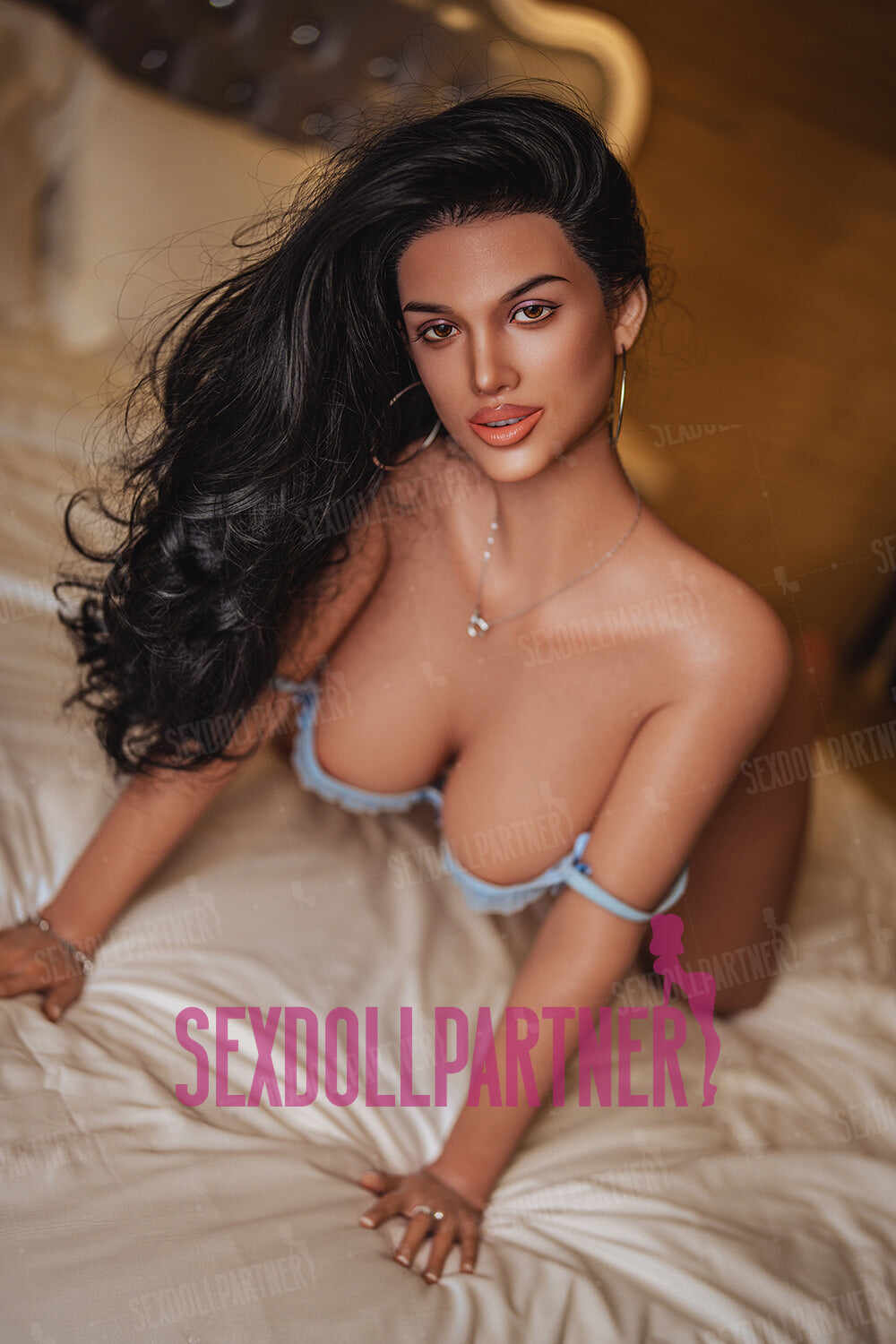 Ember 5ft51/ 168cm M45 ROS Head Full Silicone Big Butt Curvy Full Size Custom Latina Sex Doll