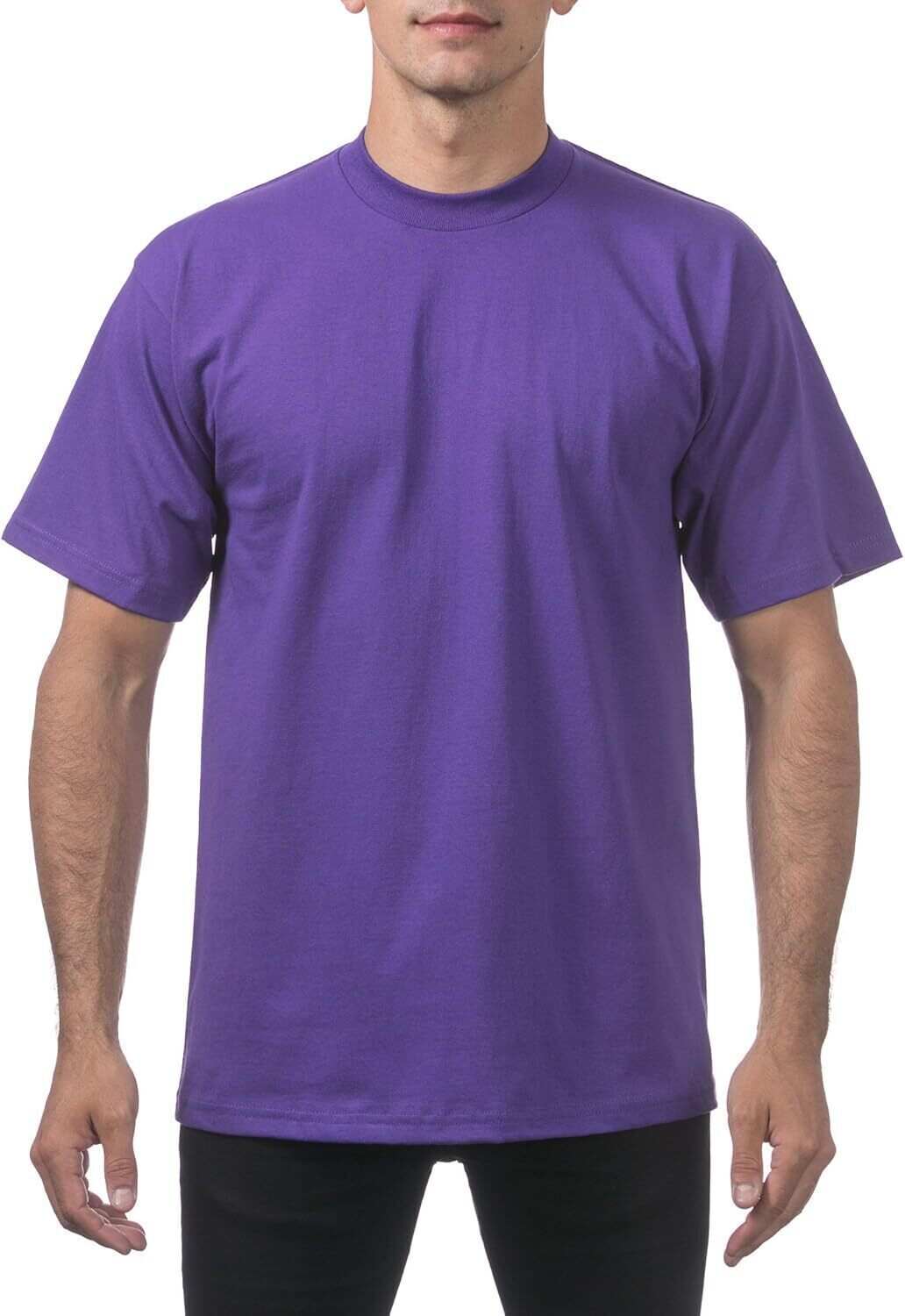 Men's Heavyweight Cotton Short Sleeve Crew Neck T-Shirt