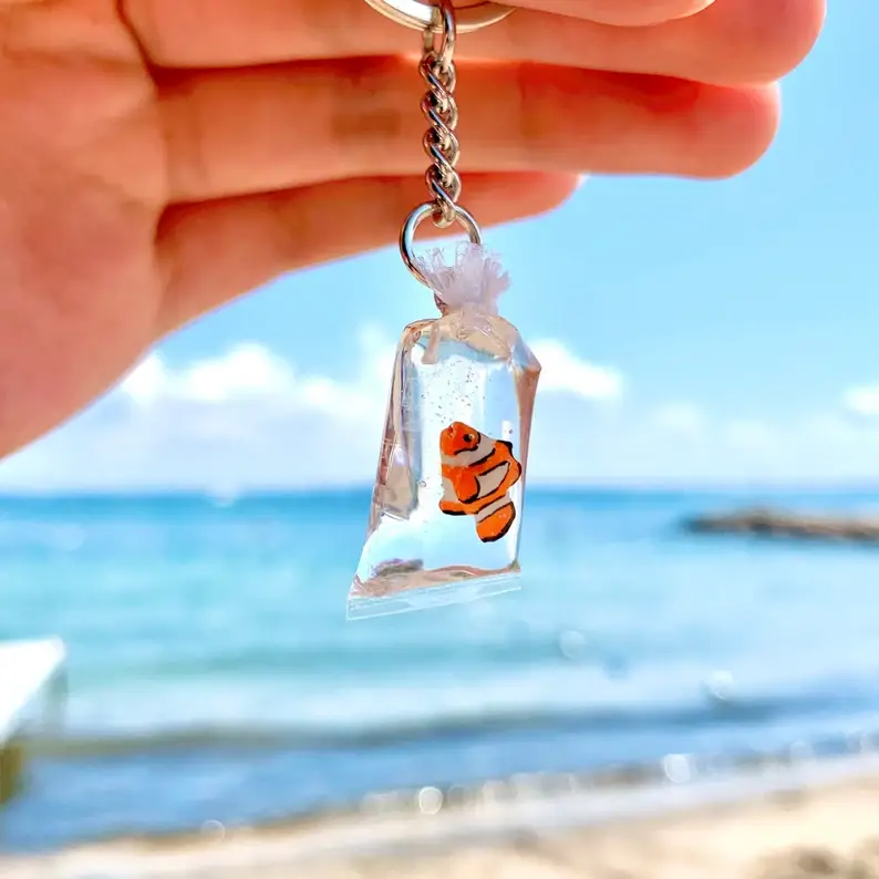 Goodluck in Bag Resin Keychain
