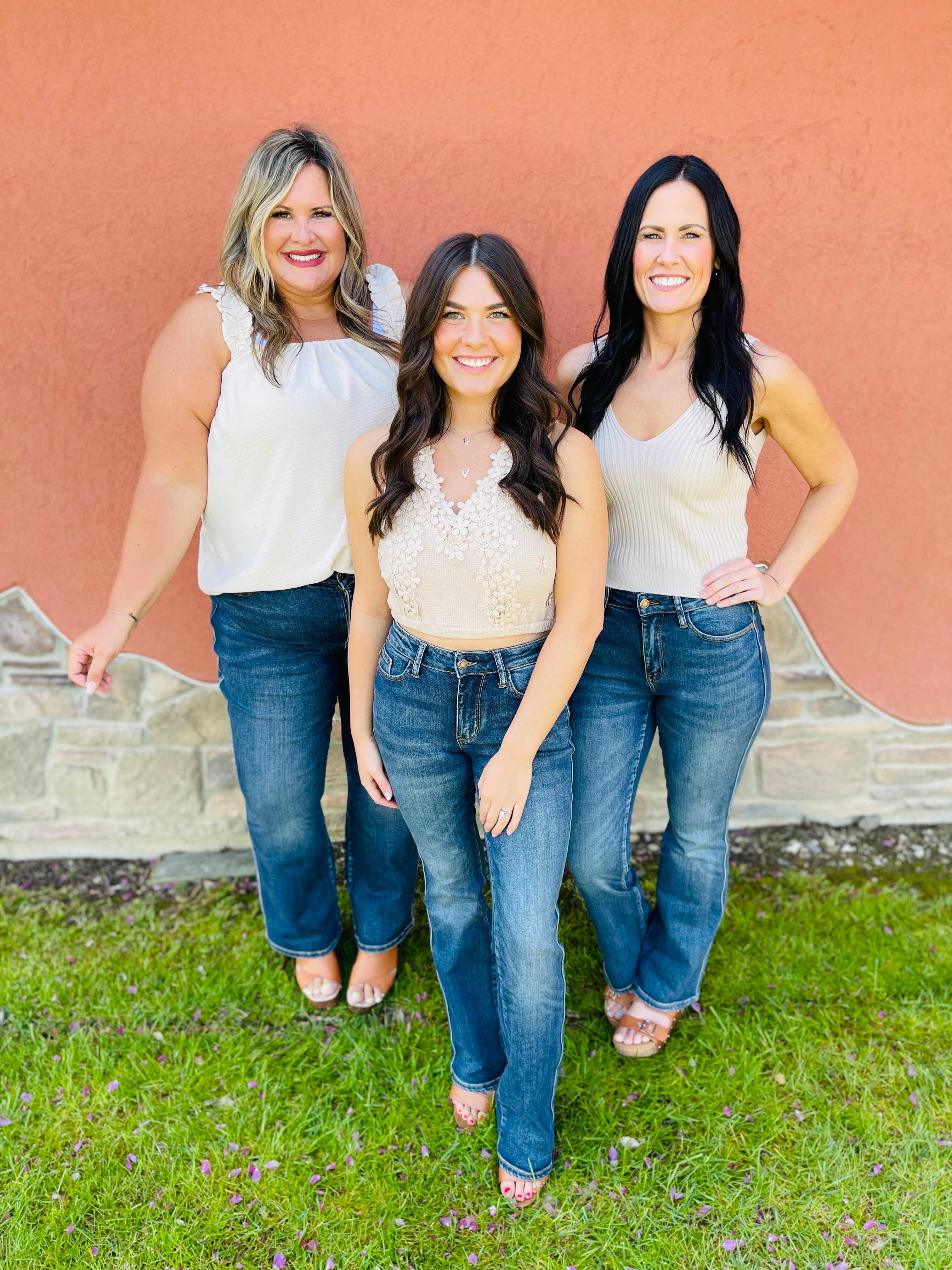 REG/CURVY Can't Compete Midrise Bootcut Jeans