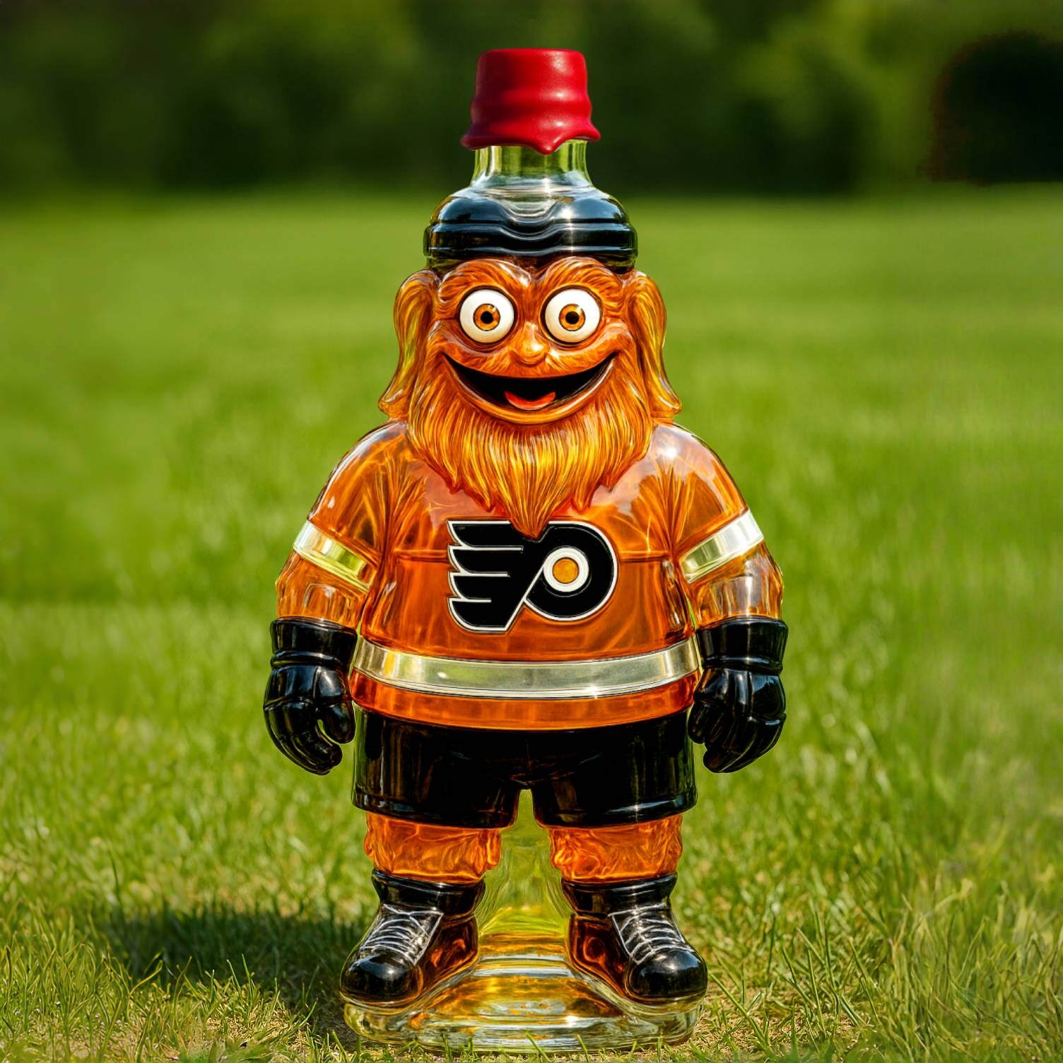 Philadelphia Flyers Gritty Whiskey Bottle