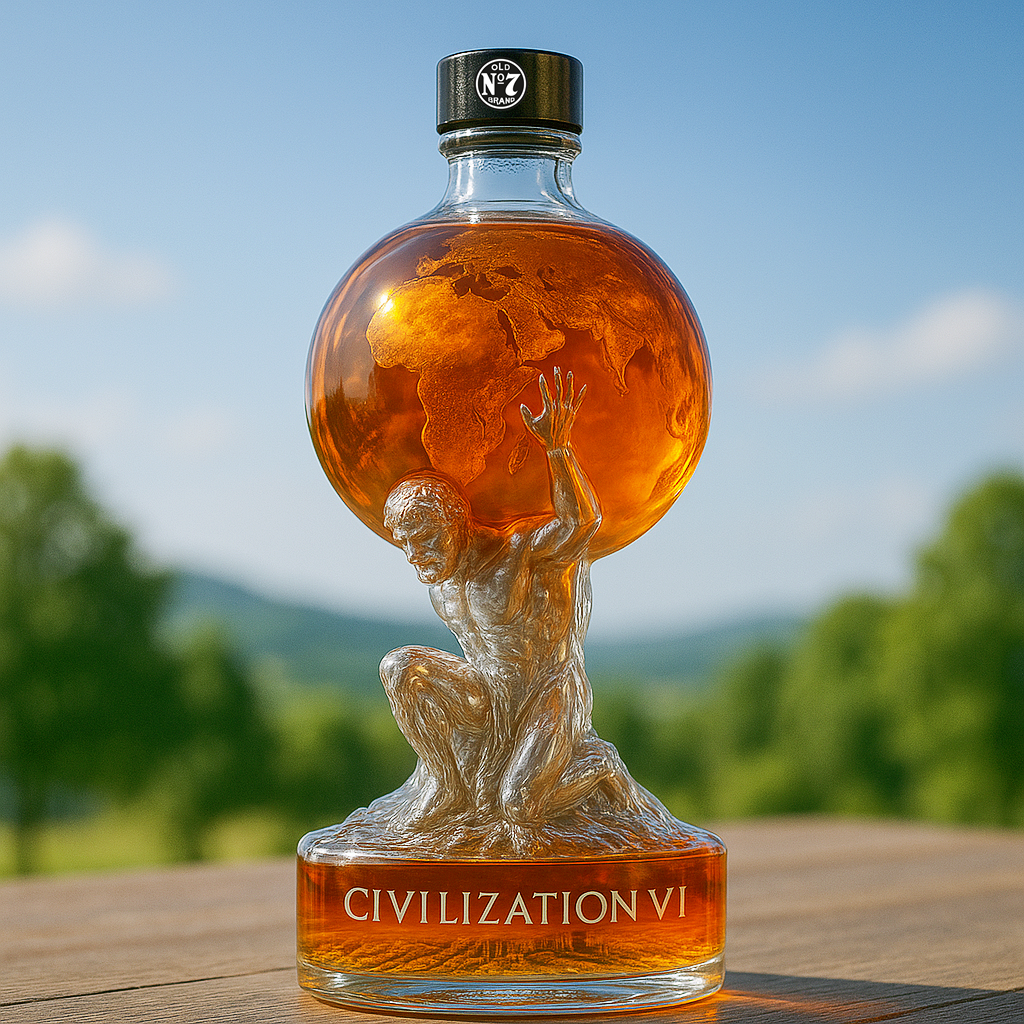 Sid Meier's Civilization VI Whiskey Bottle