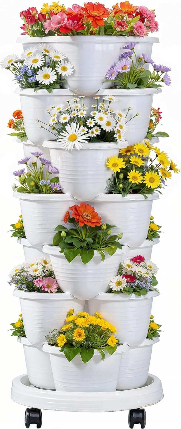 VECELO 7 Tier Vertical Garden Planter