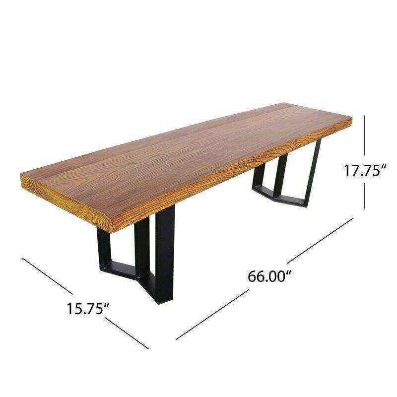 Bohon Rectangular 70'' Long Picnic Table
