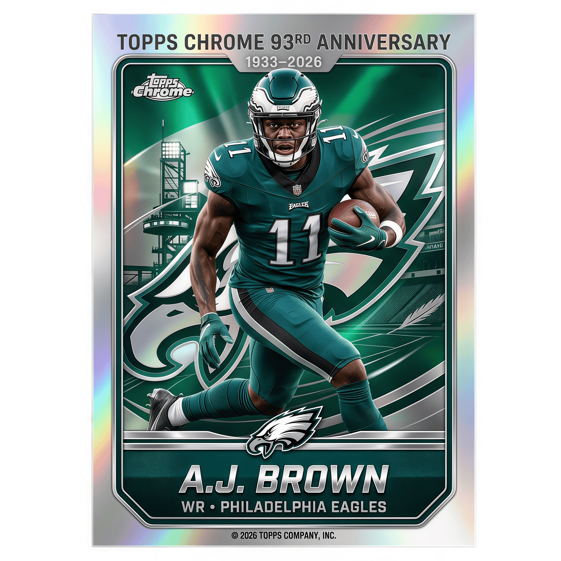 2026 Philadelphia Eagles 93rd Anniversary Hobby Box